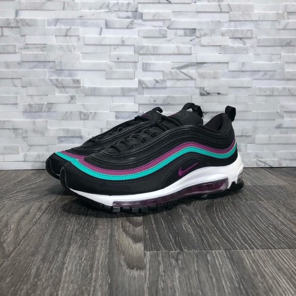 Nike Air Max 97 Black Grape & Clear Emerald WMNS - Picture 4 of 13